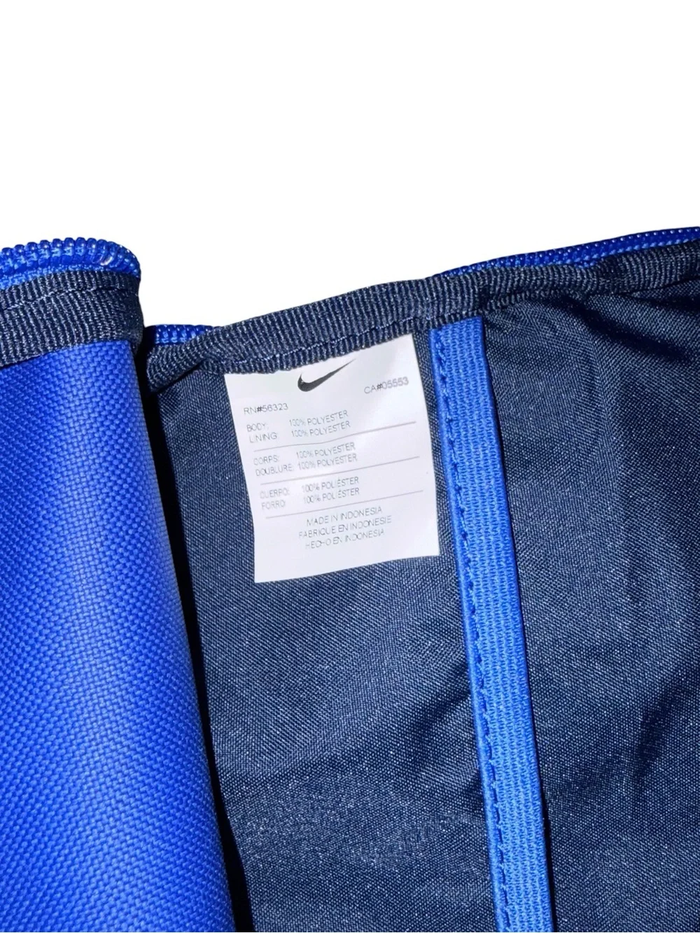 Nike U.S. Air Force Academy Falcons Utility Training Gymsack. NWT. Blue/White